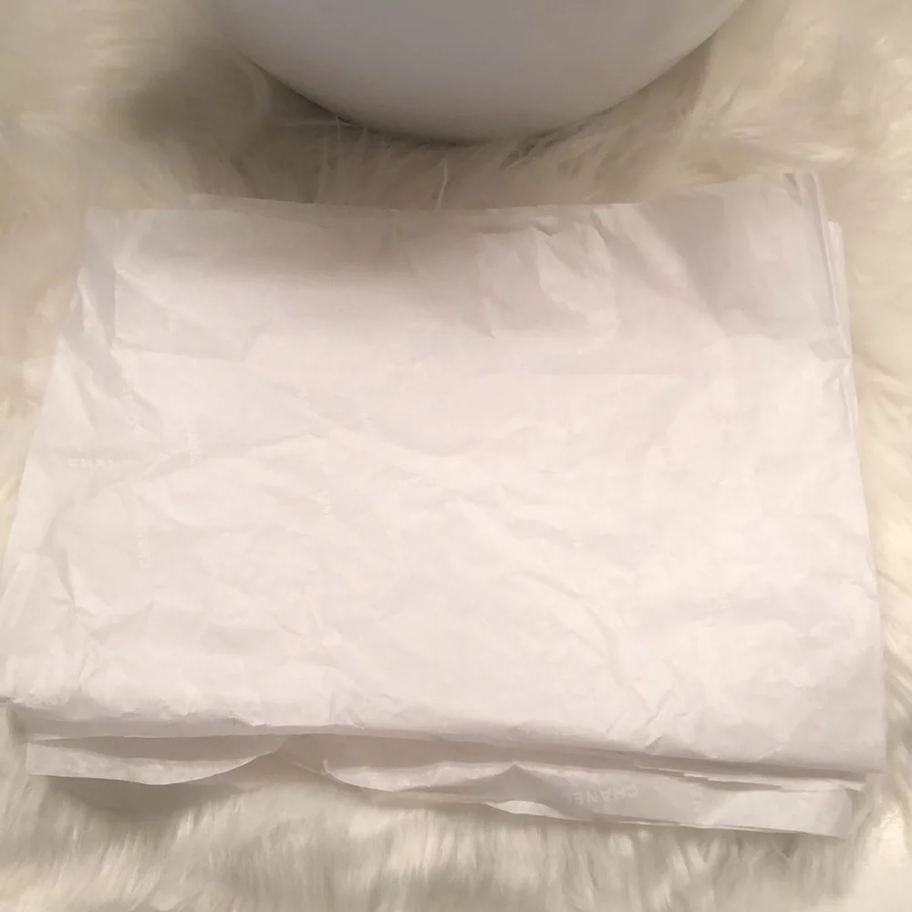 CHANEL Authentic Empty Gift Box Tissue and Ribbon